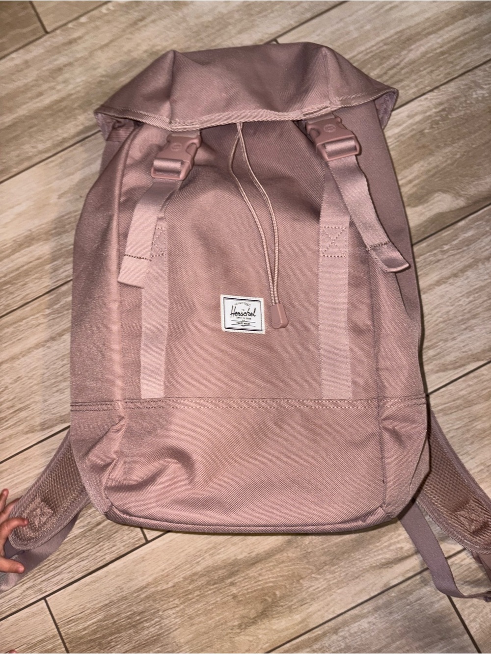Herschel Drawstring Backpack Mauve
